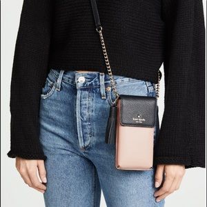 Kate Spade North South Crossbody Purse w/ Tassel